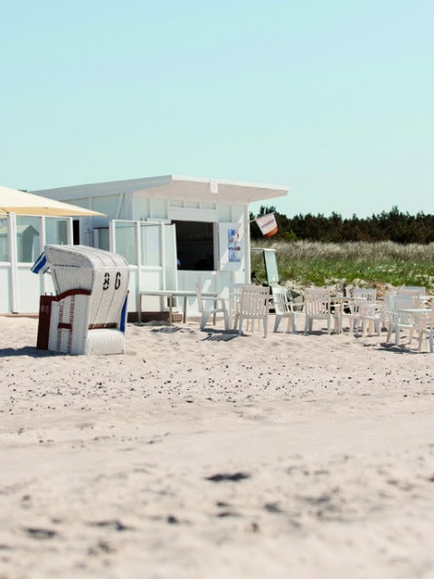 Strandbude des Strandhotel Fischlands