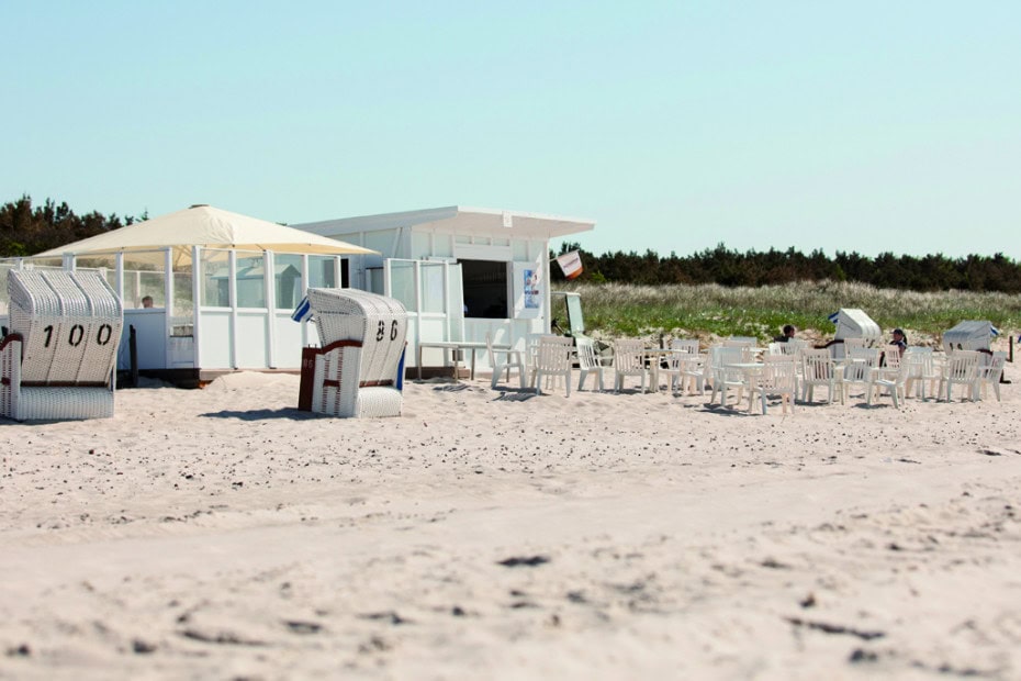 Strandbude des Strandhotel Fischlands