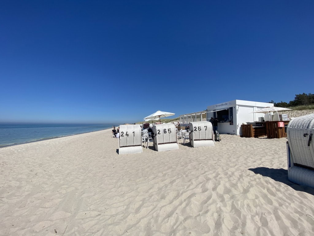 Strandbude des Strandhotel Fischlands