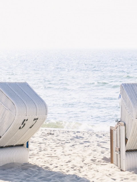 Strandkorb des Strandhotel Fischlands