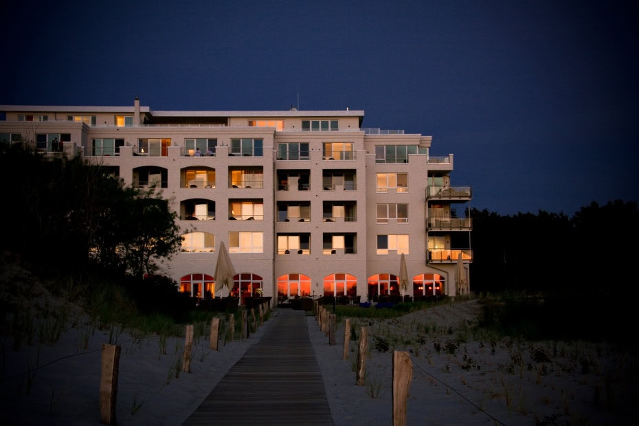 Außenansicht des Strandhotel Dünenmeers