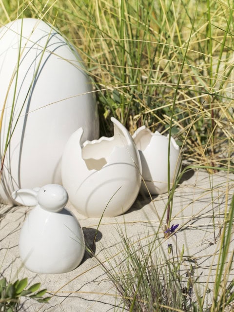 Osterdekoration im Ostseestrand