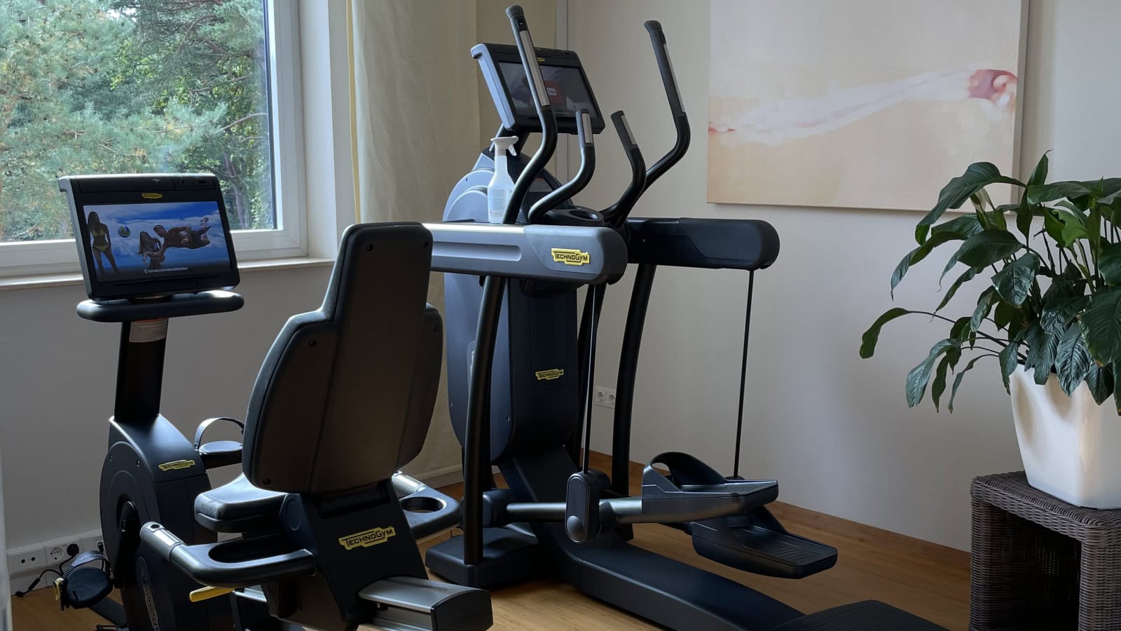 Fitnessraum im Strandhotel Dünenmeer