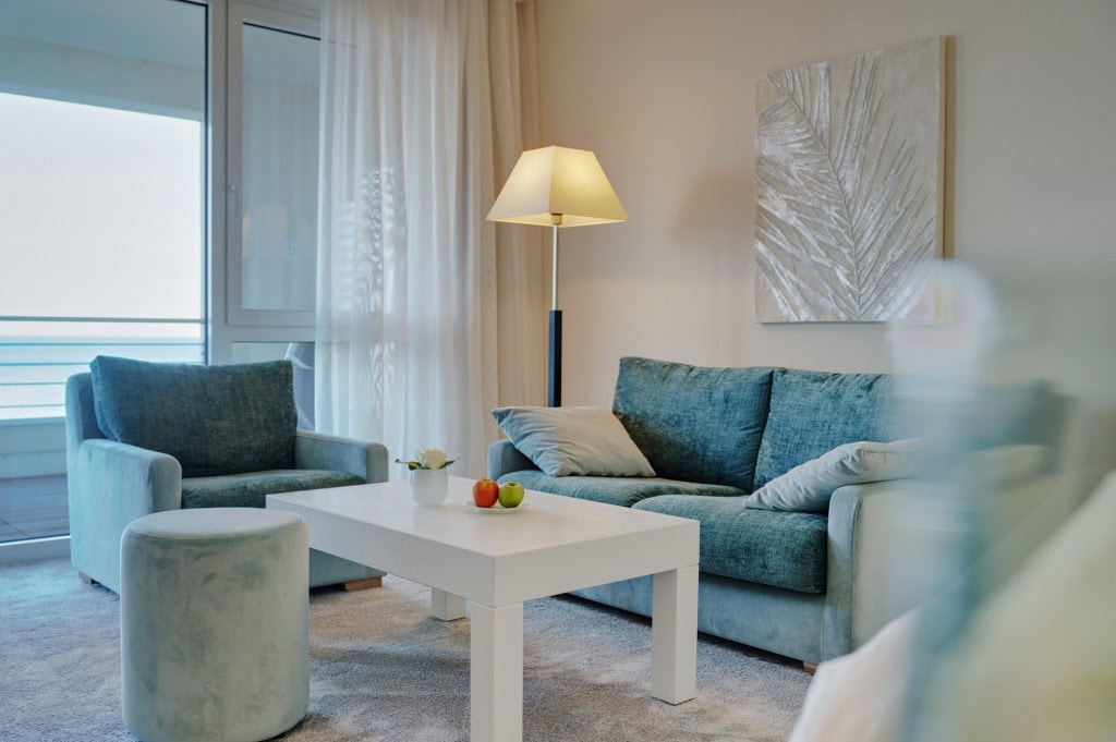 Doppelzimmer im Strandhotel Dünenmeer