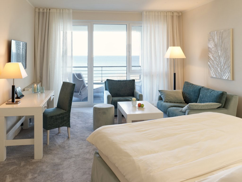 Doppelzimmer im Strandhotel Dünenmeer