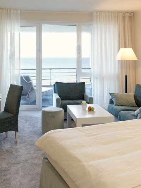 Doppelzimmer im Strandhotel Dünenmeer