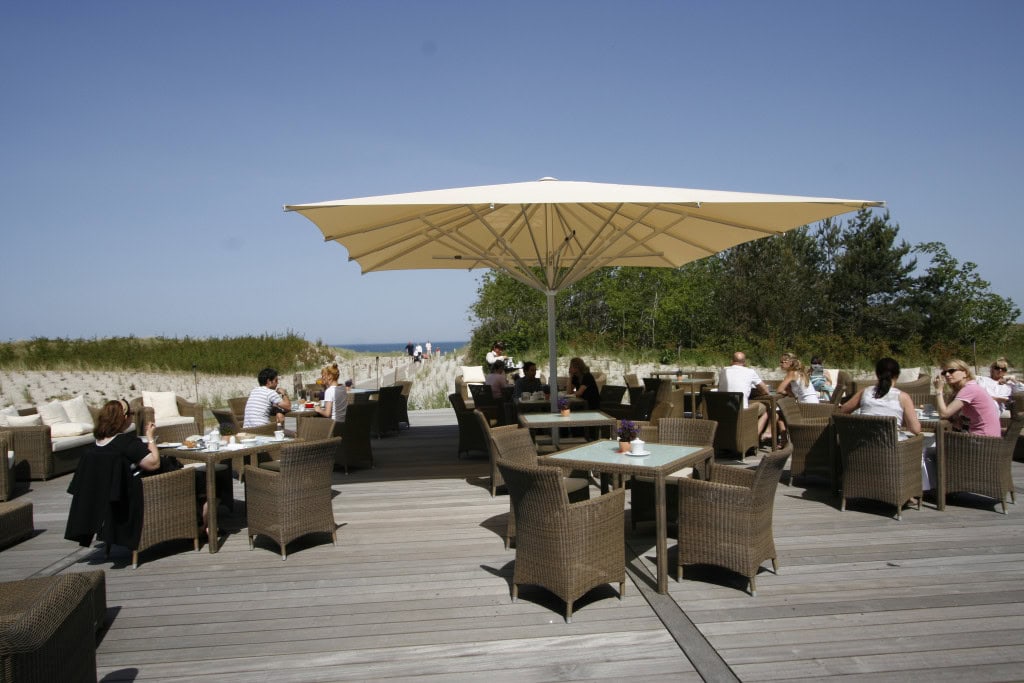 Dünenterrasse im Strandhotel Dünenmeer