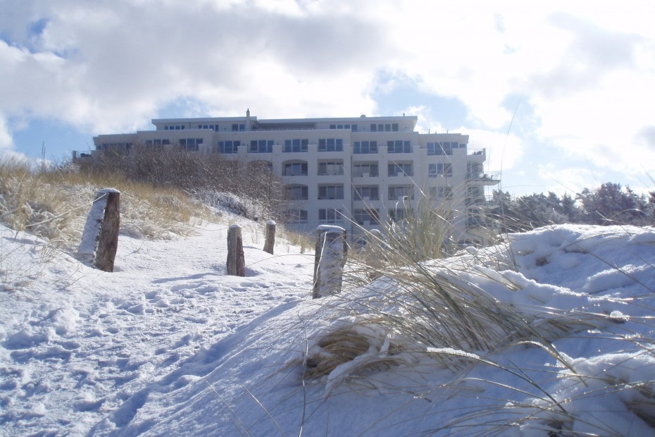 Außenansicht des Strandhotel Dünenmeers