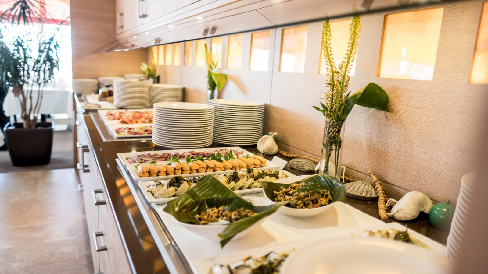 Buffet im Strandhotel Dünenmeer