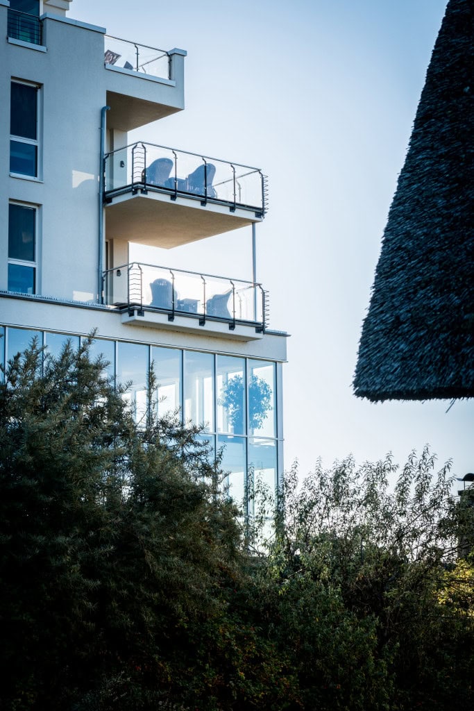 Außenansicht des Strandhotel Dünenmeers