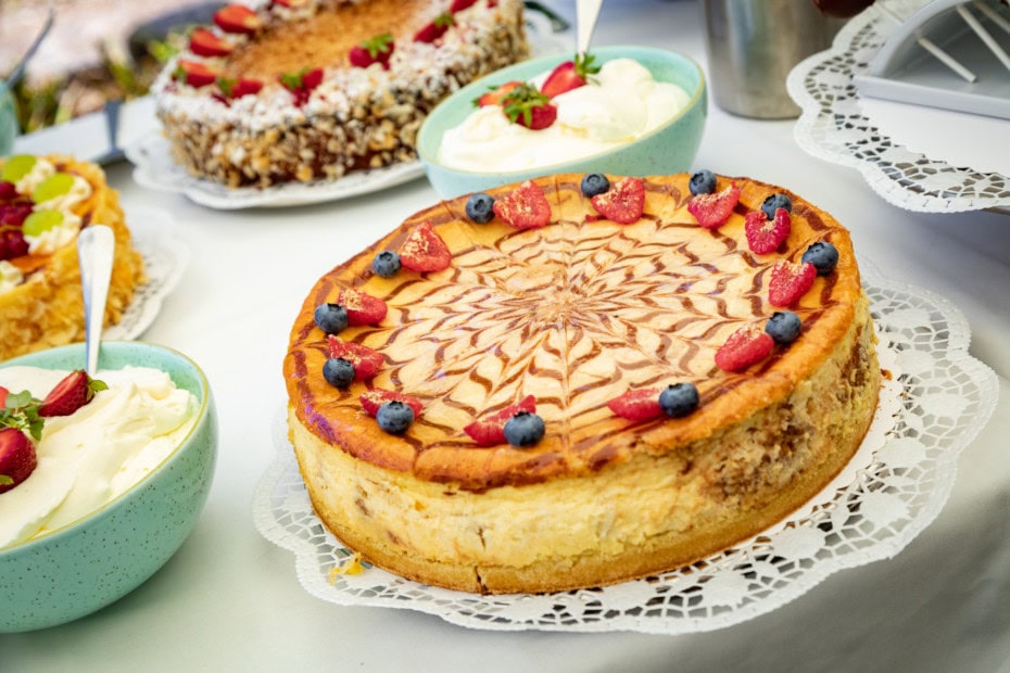 Käsekuchen aus dem Strandhotel Dünenmeer