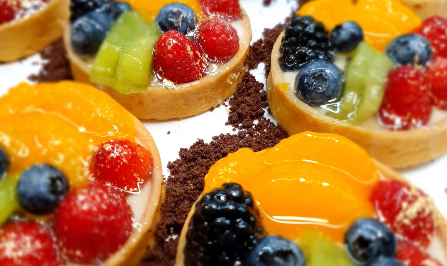 kleine Früchte-Tartelettes aus dem Strandhotel Dünenmeer