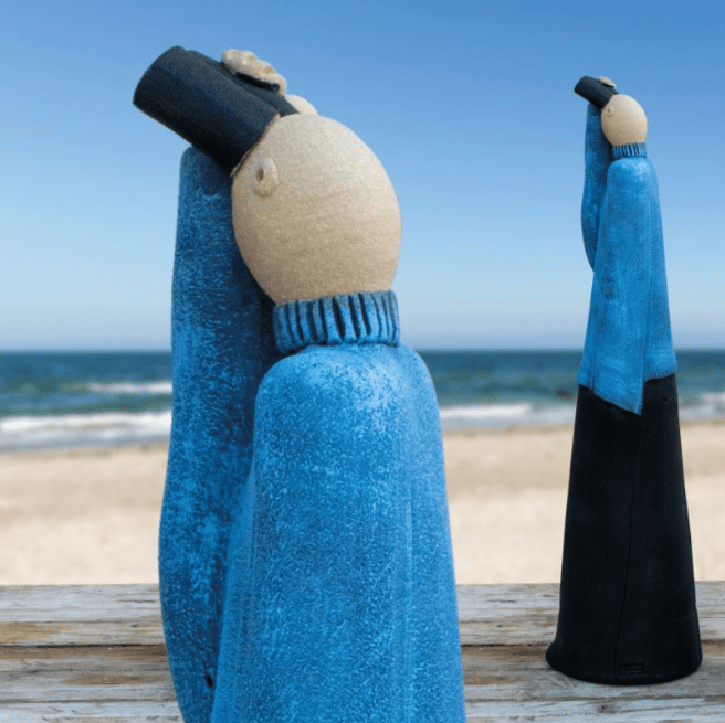 Fernrohr-Figur von Susanne Boerner